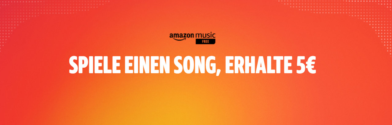 Amazon Music Free: 5 € Amazongutschein hören 📦🎧 fürs Musik