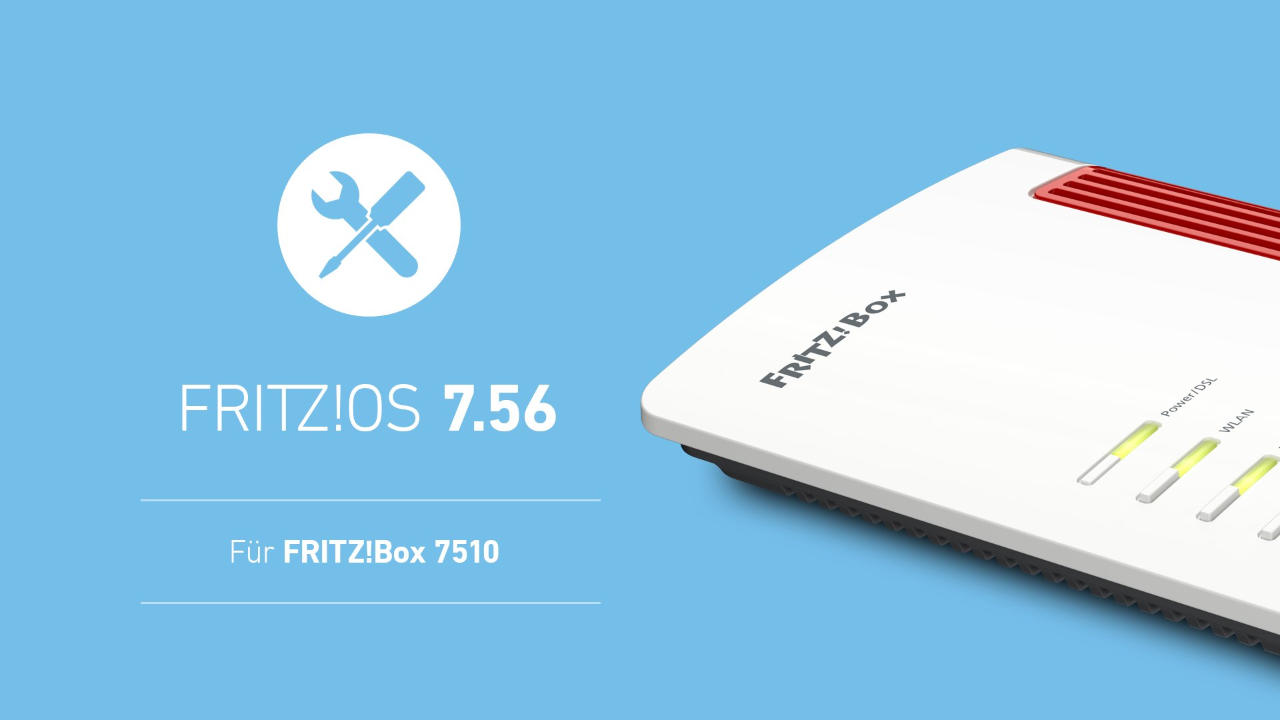 AVM: FRITZ!OS 7.56 jetzt für FRITZ!Box 7510 verfügbar 🆕